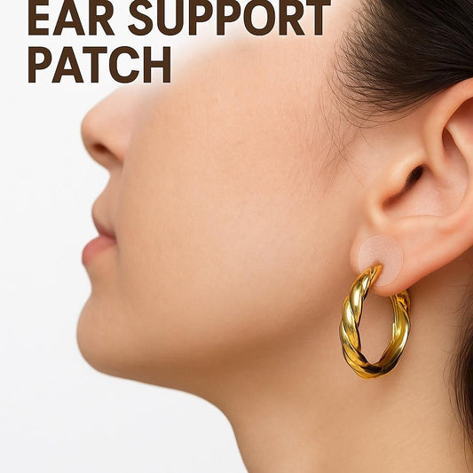 Premium Earlobe Support Patches (100 PCS) | Invisible Lift for Heavy Earrings